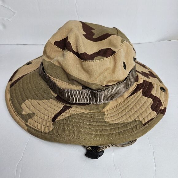 Outdoor Wide Brim Sun Protect Hat US Combat Army Style‎ Bush Jungle Sun Camo - Picture 1 of 5
